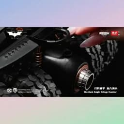 Large Scale 1:18 Batmobile Car Model Toy The Dark Knight Trilogy Sound Light Sliding Spray Alloy Vehicle Models Ornaments Gifts