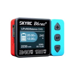 SkyRC B6 Neo Smart Charger DC 200W PD 80W LiPo Battery Balance Charger SK-100198 Compact 6S Charger Discharger
