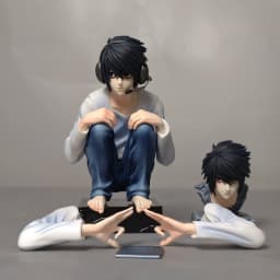 16cm 6.2 inch Anime L Lawliet Figures Pvc Statue Desktop Ornamen Collection Statue Model Decoration Room Desk Toys Gifts