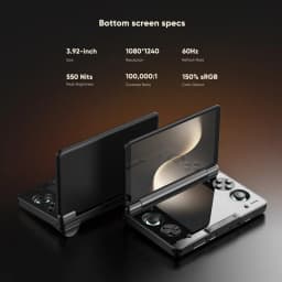 AYN THOR Clamshell Handheld Game Console 6" 120Hz AMOLED Snapdragon 8 Gen 2 4K DP Output Snapdragon 8 Gen 2 6000mAh 27W Fast Charge Retro Gaming Console