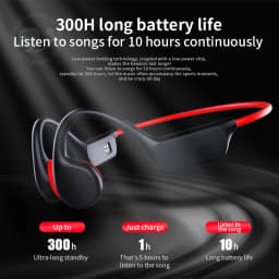 New True Bone Conduction IPX8 Waterproof Swimming Headphones Wireless Earphone Bluetooth Sport Headset MP3 With Mic For Runnin