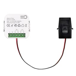 Smart WiFi Energy Meter Bidirectional with Clamp 80A for Solar/PV App Monitor Produced&Consumed Power AC100/240V Works with Tuya
