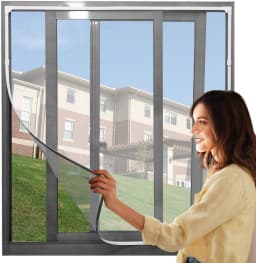 2024 Insect Magnetic Window Screen Tulle Mesh Stealth Customize DIY Summer Mesh Curtain Removable Washable Anti Fly Mosquito Net