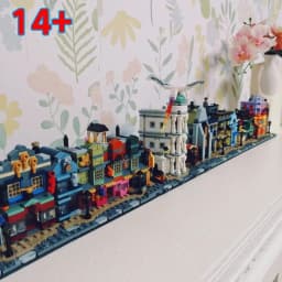 New 2750pcs Architecture Alley Shop Building Blocks Street View Bricks Toy for Christmas Birthday Gifts