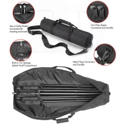 65 80 90 100 125cm Padded Camera Monopod Tripod Carrying Bag Case Light Stand Carry Bag Umbrella Softbox Carrying Bag