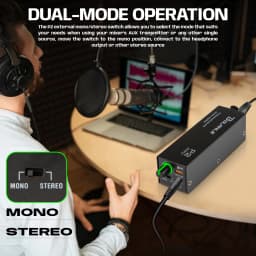 Bolanle P2 PRO IEM Rechargeable USB-C Ultra-Compact Personal In-Ear Monitor Amplifier Headset