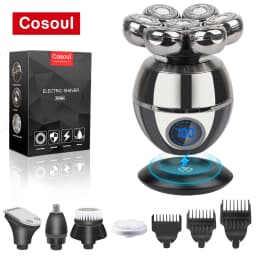 Shaver for Men Electric Shaver Bald Head Shaver 5 in 1 Hair Clipper for Bald Man Beard Trimmer Shaving Machine Bald Head Razor 7