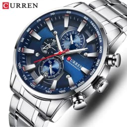 Men six-pin multifunctional quartz watch Waterproof round calendar wristwatch Sport Waterproof Wrist Chronograph Date Watches