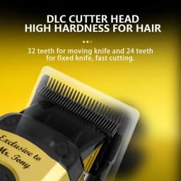 Kemei Professional Brushless Motor Hair Clippers 11500RPM Cordless Barber Electric Hair Trimmer DLC-Blade Hair Cutting Machine