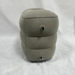 Inflatable Travel Footrest Pillow Adjustable Height Portable Leg Rest For Airplane Car Office