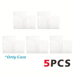 5/10 pcs ETB Plastic Protective Cases for Elite Trainer Box – 360° Clear View, Anti-Scratch, Dustproof Durable PET Card Storage