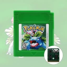 GB/GBC RTC Pokémon Blue/Crystal/Green/Gold/Red/Silver/Yellow Video Game Cartridge with Battery USA Version