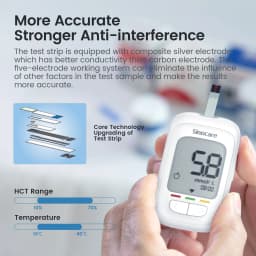Sannuo Sinocare Blood Glucose Test Trips and Lancets for Safe AQ Pro Ⅰ 50/100/200/300/400pcs