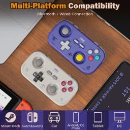 IINE Pocket Gamepad for Nintendo Switch 2/1 Steam Deck Phone Car Portable Retro Controller Hall Effect Joystick NS Version