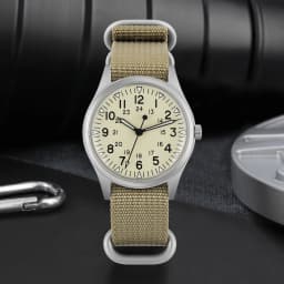 Militado ML07 Military Watch VH31 Quartz Movement Sapphire Crystal Luminous AR Coating Vintage Watches 100m Waterproof