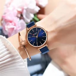 CURREN 9081 Advanced Elegant Women's Quartz Watch Waterproof Stainless Steel Strap Business Women's Watch Relojes De Mujer