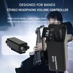 P2 Headphone Amplifier, Ultra Compact In Ear Headphone Monitor, Stereo Monitor/Headphone Power Amplifier/Headphone Music Monitor