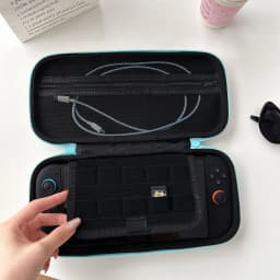 Cartoon Leather Switch2 Storage Bag, Nintendo NS2 Game Console Hand-held Lanyard Bag, Switch2 Storage Box