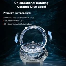NORTH EDGE 2026 NEW ABYSS Solar Powered Dive Quartz Luxury Watch 200M Waterproof Dive Sports Watches 316L Steel 180+ Day Power