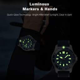NORTH EDGE 2026 NEW ABYSS Solar Powered Dive Quartz Luxury Watch 200M Waterproof Dive Sports Watches 316L Steel 180+ Day Power