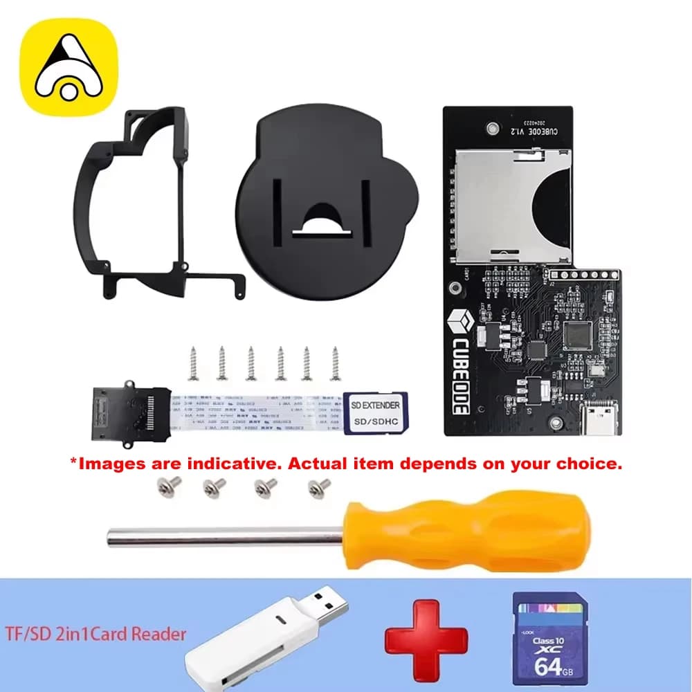 CUBEODE V1.2 Optical Drive Emulator For Nintendo GameCube Swiss SD2SP2 Reader For NGC GClaoder Mount Game Console