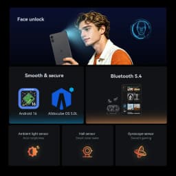 ALLDOCUBE iPlay 80 mini Pro Tablet 8.4'' 90Hz UNISOC T7300 16GB( 8GB+8GB Virtual) RAM 128GB ROM Android 16 6050mAh 4G LTE Tablet