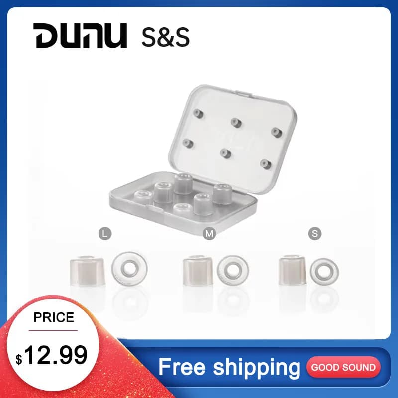 DUNU SS Stage Studio Silicone Eartips XL/ L/M/S/ (3pairs)