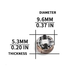 5Pcs Magnetic Control Led Lamp Wireless Light Super Bright Ultra Bright for Diy Model Making Plus Light with Batteries