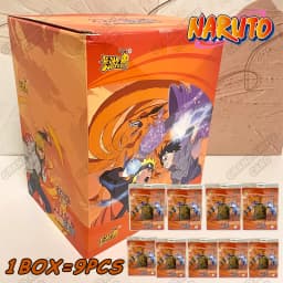 KAYOU Genuine Naruto Cards T4W9 T4W8 Booster Box Anime TCG Rare SE BP CR MR Ninja World Fight Chapter Collection Kids Toy Gift