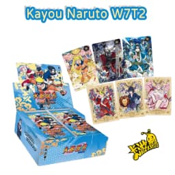 KAYOU Genuine Naruto Cards T4W9 T4W8 Booster Box Anime TCG Rare SE BP CR MR Ninja World Fight Chapter Collection Kids Toy Gift