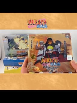 KAYOU Genuine Naruto Cards T4W9 T4W8 Booster Box Anime TCG Rare SE BP CR MR Ninja World Fight Chapter Collection Kids Toy Gift