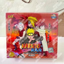KAYOU Genuine Naruto Cards T4W9 T4W8 Booster Box Anime TCG Rare SE BP CR MR Ninja World Fight Chapter Collection Kids Toy Gift