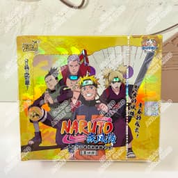 KAYOU Genuine Naruto Cards T4W9 T4W8 Booster Box Anime TCG Rare SE BP CR MR Ninja World Fight Chapter Collection Kids Toy Gift