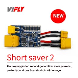 VIFLY ShortSaver 2 Smart Smoke Stopper Electronic Fuse to Prevent Short-Circuit & Over-Current for FPV Racing RC Drone