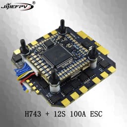 JIJIEFPV 120A 100A 80A 3-12S 4IN1 ESC H743 Stack H7 FC Flight Controller FPV Stack for MARK4 13inch FPV Drone Frame