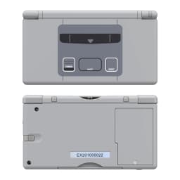 eXtremeRate Replacement Full Housing Shell for Nintendo DS Lite, Case Cover W/Buttons, Screen Lens for NDSL - SFC SNES Classic