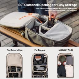 PGYTECH OneGo Lite 16L 22L Camera Backpack For Sony Canon Camera Bag Drone Case For DJI Air 4 Mini 3 Pro Mavic 3 Series