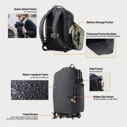 PGYTECH OneGo Lite 16L 22L Camera Backpack For Sony Canon Camera Bag Drone Case For DJI Air 4 Mini 3 Pro Mavic 3 Series