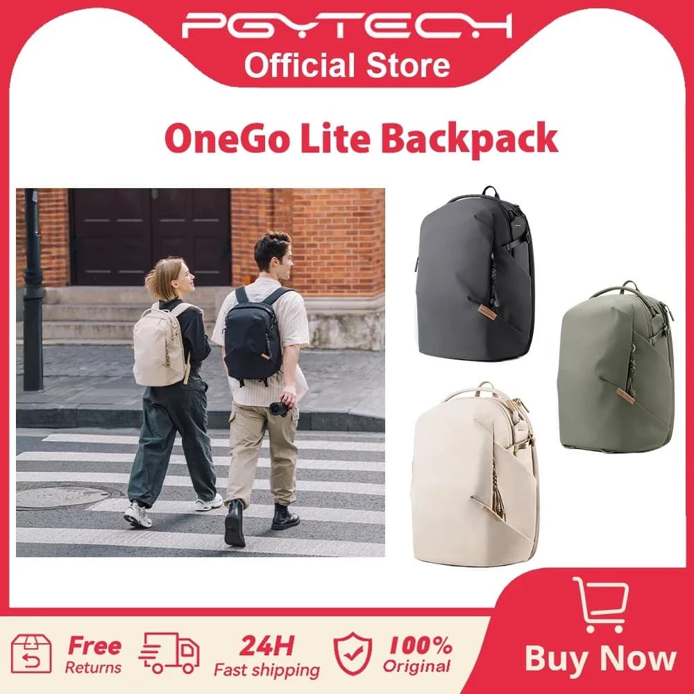 PGYTECH OneGo Lite 16L 22L Camera Backpack For Sony Canon Camera Bag Drone Case For DJI Air 4 Mini 3 Pro Mavic 3 Series