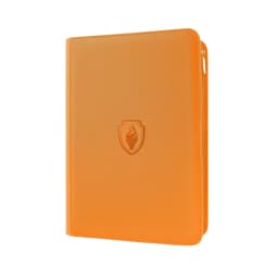 9 Pocket Trading Card Binder, PU Cover Zipper Card Collection Album, Sturdy 360 Side-Loading Card Folder Holder for Game Cards