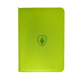 9 Pocket Trading Card Binder, PU Cover Zipper Card Collection Album, Sturdy 360 Side-Loading Card Folder Holder for Game Cards