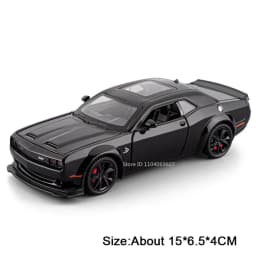 1:32 Hellcat Tomahawk Model Toy Supercars Alloy Diecast Sound Light Doors Opened Pull Back Simulation Sports Car Toys for Kids