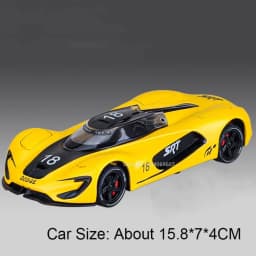 1:32 Hellcat Tomahawk Model Toy Supercars Alloy Diecast Sound Light Doors Opened Pull Back Simulation Sports Car Toys for Kids