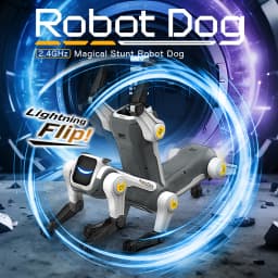 RC Mechanical Dog Intelligent AI RC Robot Dog Voice Command Programmable Singing Dancing Electronic Stunt Bionic Smart Robot Dog