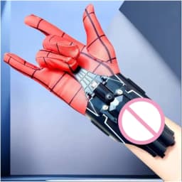 Hot Spider-Man Web Shooters Wrist Launcher Shooters Hot Peter Parker Cosplay Props Shooting Device Set Toy Boy Favorite Toy Gift