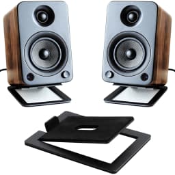 Speaker Support Base Is Made of Carbon Steel For Tabletop Speaker Bottom Stand with Shock Absorption and Enhanced Sound Quality