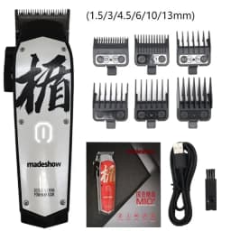 Madeshow M10 Professional Hair Clippers Hair Trimmer for Men Adjustable Cordless Hair cutting Machine For Barbers Beard Trimmer