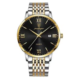 POEDAGAR Luxury Sports Men's Wristwatch Stainless Steel Waterproof Date Man Watch High Quality Casual Fashion Quartz Men Watches