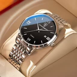POEDAGAR Luxury Sports Men's Wristwatch Stainless Steel Waterproof Date Man Watch High Quality Casual Fashion Quartz Men Watches