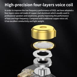KZ DQS Metal Wired Earphones In Ear Monitor Earbuds Headset HiFi Sport Game Music Headphones With Microphone Detachable Cable